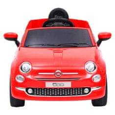 Greatstore Otroški električni avtomobil Fiat 500 rdeč