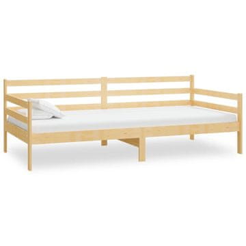 Vidaxl Dnevna postelja trdna borovina 90x200 cm