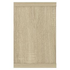 Vidaxl Stenske police kockaste 6 kosov sonoma hrast 60x15x23 cm