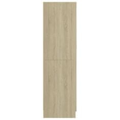 Vidaxl Garderobna omara sonoma hrast 82,5x51,5x180 cm iverna plošča