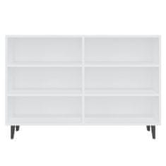 Vidaxl Komoda bela 103,5x35x70 cm iverna plošča