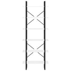 Vidaxl Visoka omara bela 80x30x210 cm iverna plošča