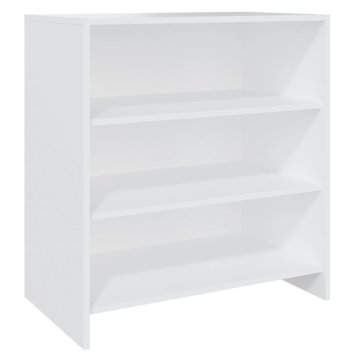 Vidaxl Komoda bela 70x40,5x75 cm iverna plošča
