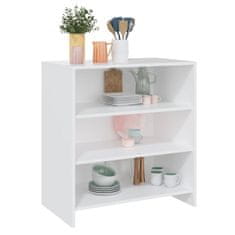 Vidaxl Komoda bela 70x40,5x75 cm iverna plošča