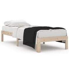 Vidaxl Posteljni okvir iz trdnega lesa 75x190 cm 2FT6
