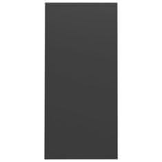 Vidaxl Miza za prenosni računalnik siva 102,5x35x75 cm iverna plošča