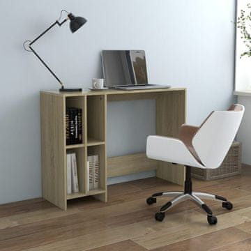 Vidaxl vidaXL Prenosna miza, hrast sonoma, 102,5 x 35 x 75 cm
