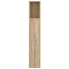 Vidaxl Vzglavna omarica sonoma hrast 140x18,5x104,5 cm