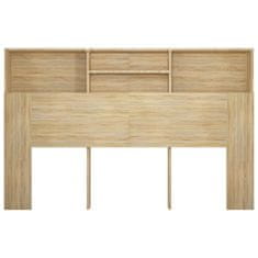 Vidaxl Vzglavna omarica sonoma hrast 160x19x103,5 cm