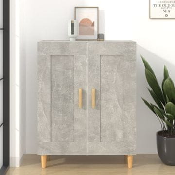 Vidaxl vidaXL Omarica betonsko siva 69,5x34x90 cm material na osnovi lesa