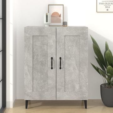 Vidaxl vidaXL Omarica betonsko siva 69,5x34x90 cm material na osnovi lesa