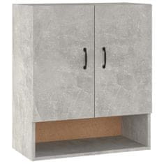 Vidaxl Stenska omarica betonsko siva 60x31x70 cm inženirski les