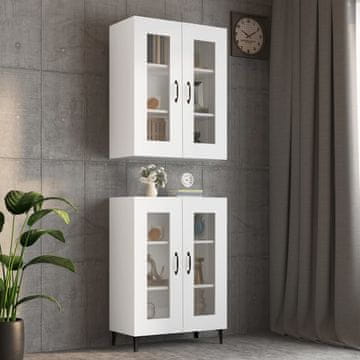 Vidaxl vidaXL Stenska omarica bela 69,5x34x90 cm