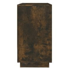 Vidaxl Komoda dimljeni hrast 70x41x75 cm iverna plošča