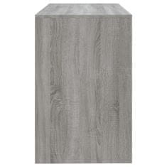 Vidaxl Pisalna miza siva sonoma 101x50x76,5 cm iverna pl.