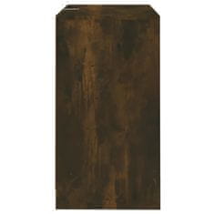 Vidaxl Komoda dimljeni hrast 70x41x75 cm iverna plošča