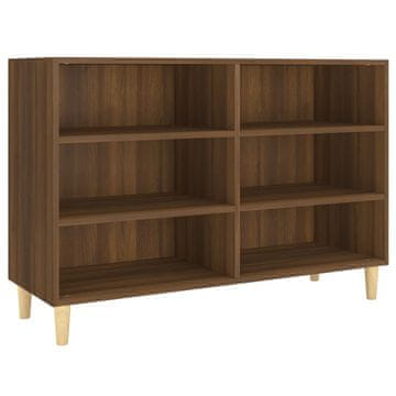 Vidaxl Komoda rjavi hrast 103,5x35x70 cm inženirski les