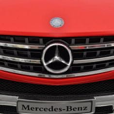 Vidaxl Električni avtomobil Mercedes Benz ML350 rdeč 6V z daljincem