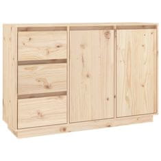 Vidaxl Omara, 111x34x75 cm, masivni borov les