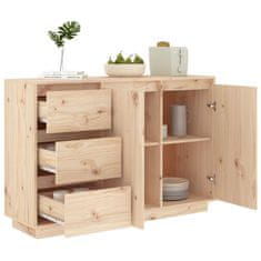 Vidaxl Omara, 111x34x75 cm, masivni borov les