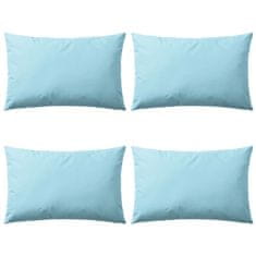 Vidaxl Zunanje blazine 4 kosi 60x40 cm svetlo modre