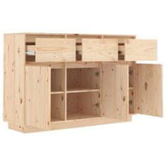 Vidaxl Omara, 110x34x75 cm, masivni borov les