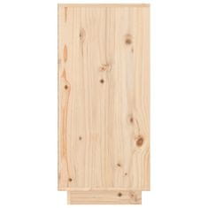 Vidaxl Omara, 110x34x75 cm, masivni borov les