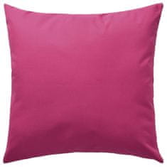 Vidaxl Zunanje blazine 4 kosi 45x45 cm roza