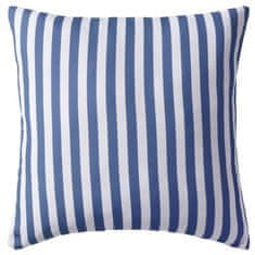 Vidaxl Zunanje blazine 4 kosi črtaste 45x45 cm mornarsko modre