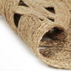 Vidaxl Preproga iz ročno pletene jute 150 cm