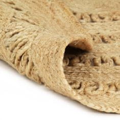 Vidaxl Preproga iz ročno pletene jute 150 cm