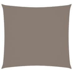 Vidaxl Senčno jadro oksford blago kvadratno 3,6x3,6 m taupe