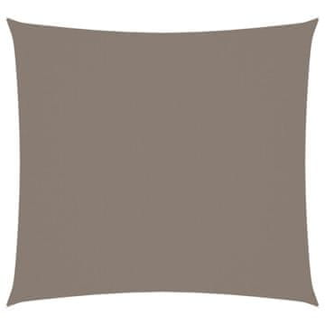 Vidaxl Senčno jadro oksford blago kvadratno 3,6x3,6 m taupe