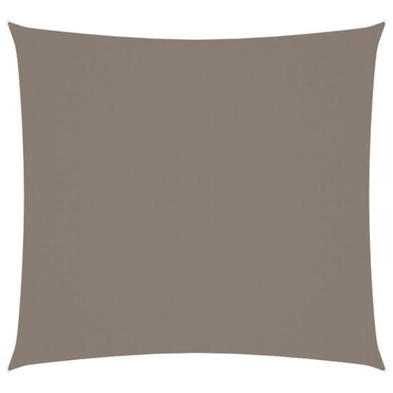 Vidaxl Senčno jadro oksford blago kvadratno 3,6x3,6 m taupe