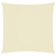 Vidaxl Senčno jadro oksford blago kvadratno 7x7 m krem