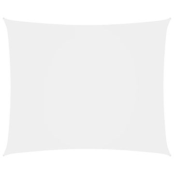 Greatstore Senčno jadro oksford blago pravokotno 4x5 m belo