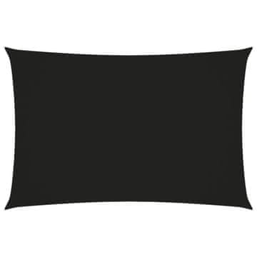 Vidaxl Senčno jadro oksford blago pravokotno 3x5 m črno