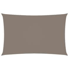 Greatstore Senčno jadro oksford blago pravokotno 3x6 m taupe