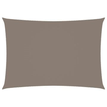 Vidaxl Senčno jadro oksford blago pravokotno 4x5 m taupe