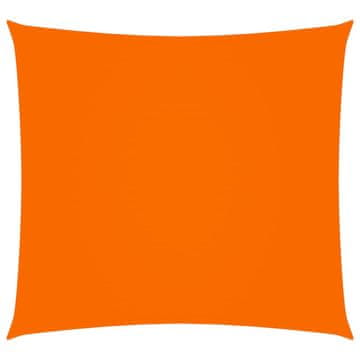 Vidaxl Senčno jadro oksford blago kvadratno 3,6x3,6 m oranžno