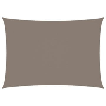 Vidaxl Senčno jadro oksford blago pravokotno 2,5x4,5 m taupe