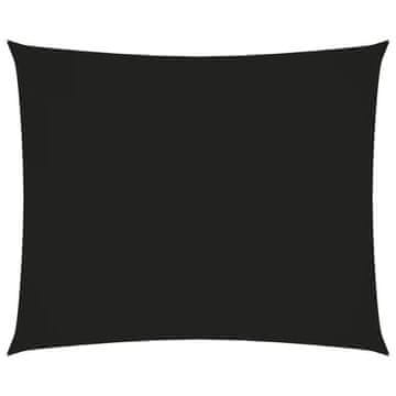 Vidaxl Senčno jadro oksford blago pravokotno 3x4 m črno