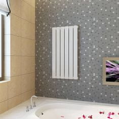 Vidaxl Grelni panel bel 465 mm x 900 mm