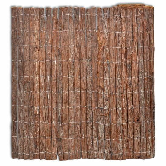 Vidaxl Ograja iz lubja 400x100 cm
