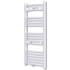 Vidaxl Kopalniški cevni radiator za centralno ogrevanje zaobljen 600x1160 mm