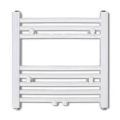 Greatstore Kopalniški cevni radiator za centralno ogrevanje zaobljen 480x480 mm