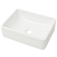 Vidaxl Umivalnik Bela Keramika 41x30x12 cm