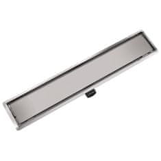 Vidaxl Kanaleta za Tuš 730x140 mm Nerjaveče Jeklo