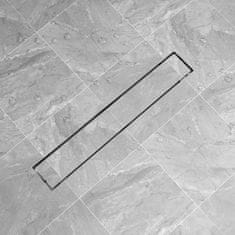 Vidaxl Kanaleta za Tuš 730x140 mm Nerjaveče Jeklo