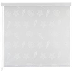 Vidaxl Rolo zavesa za prho 140x240 cm morska zvezda